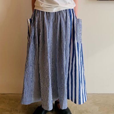 CHECK&STRIPE(チェック&ストライプ)】ギャザースカート | sunnyonline